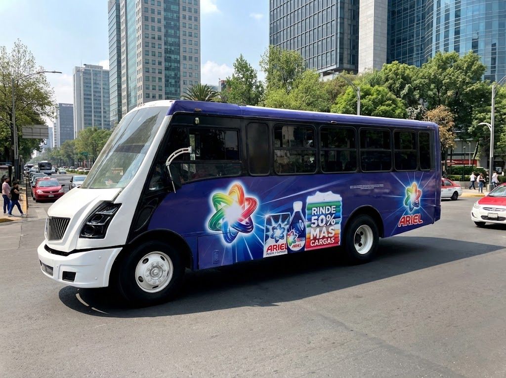 Publicidad móvil Ariel